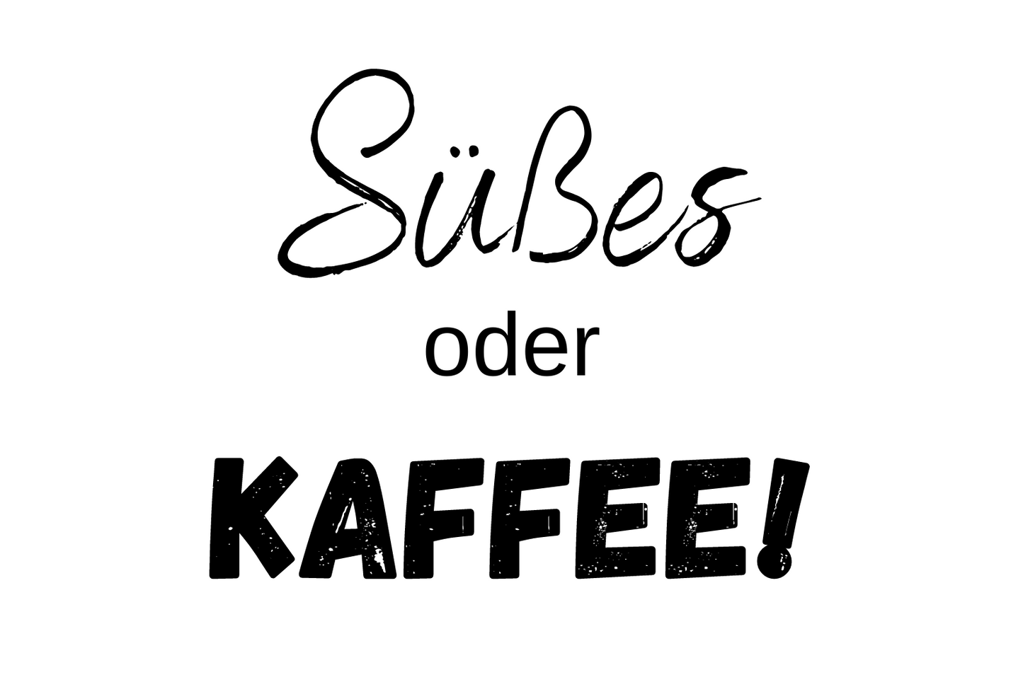 Süßes oder Kaffee!