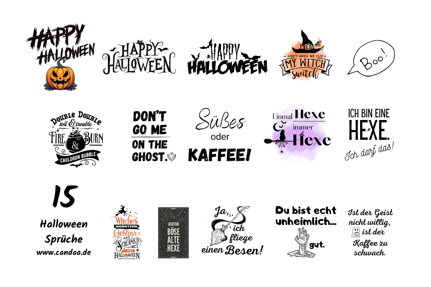 15 Halloween Sprüche