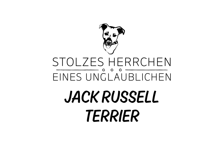 Stolzes Herrchen eines unglaublichen Jack Russell Terrier