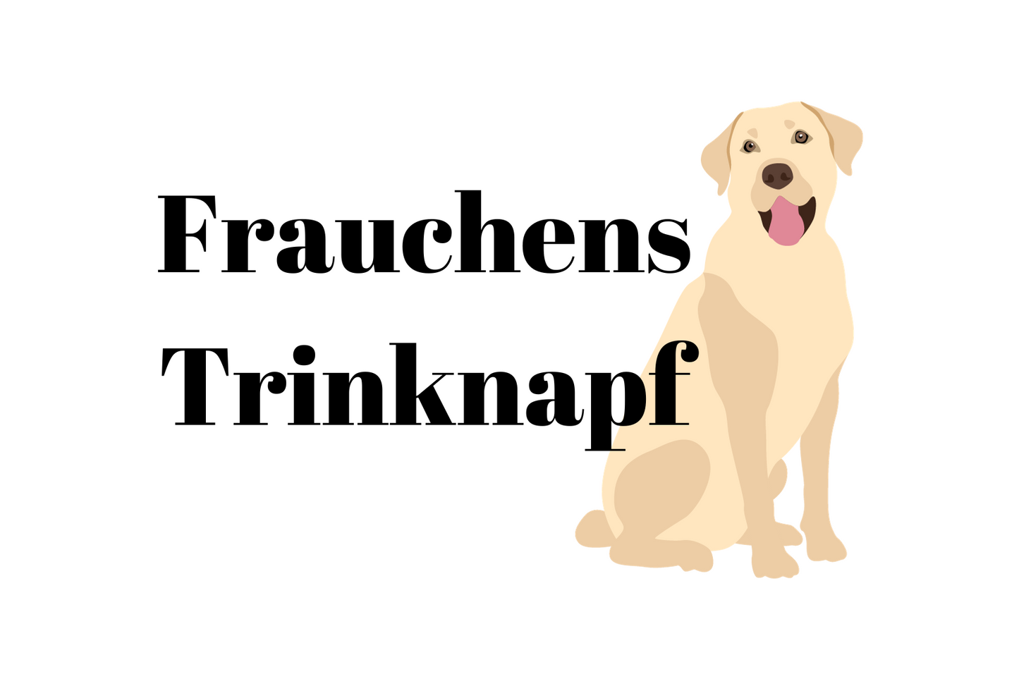 Frauchens Trinknapf