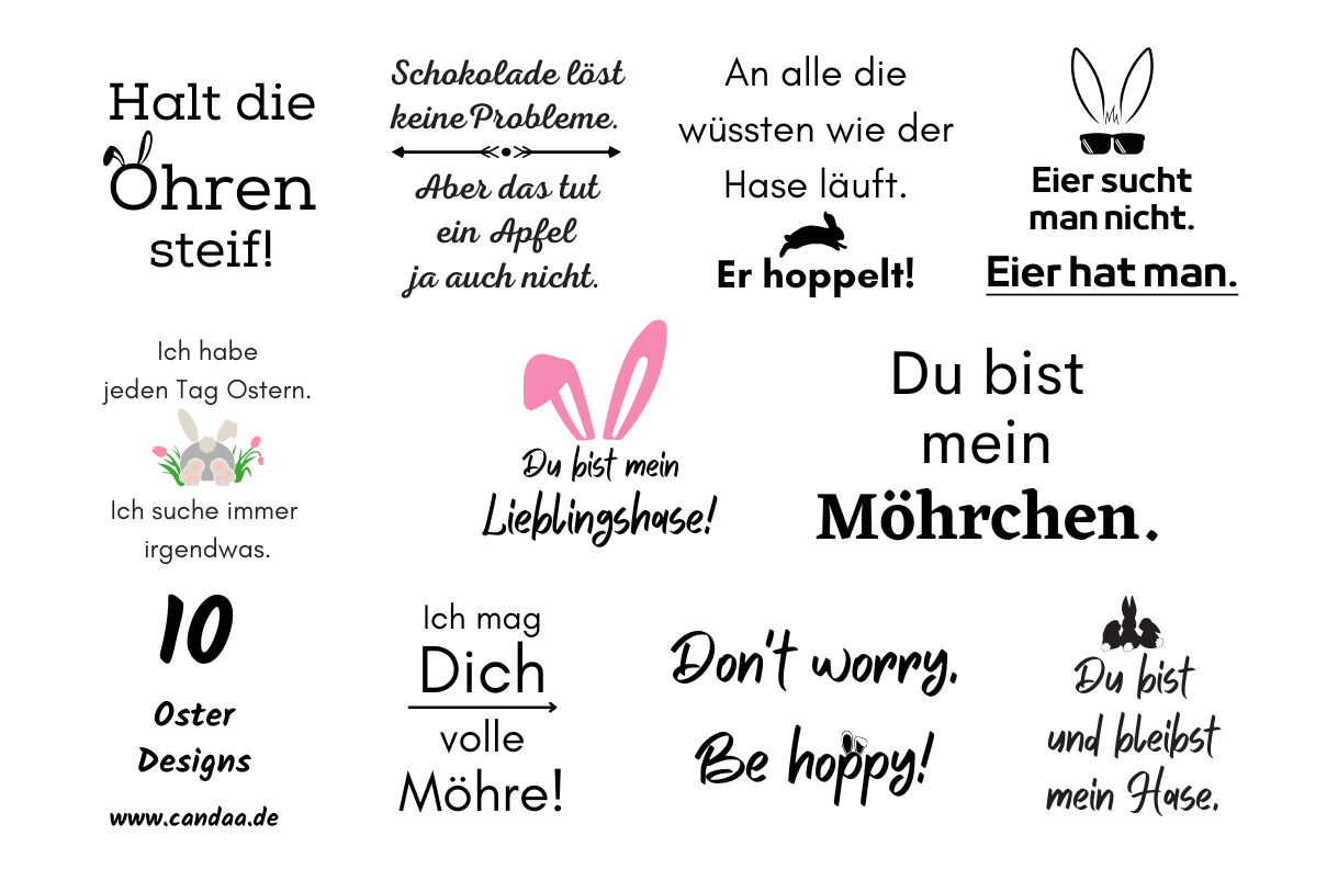 10 Oster Sprüche