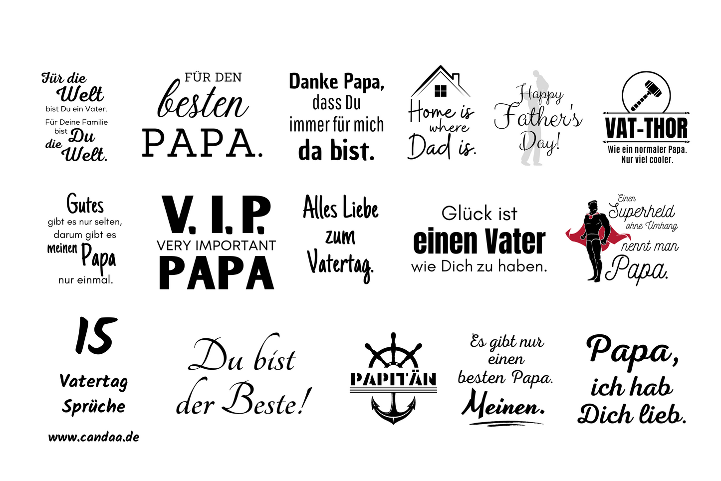 15 Vatertag Sprüche