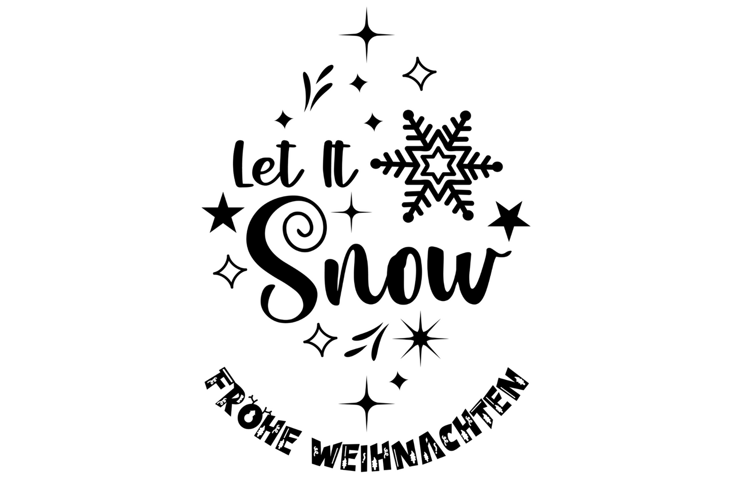 Let ist Snow - Frohe Weihnachten