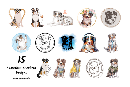 15 Australian Shepherd Designs