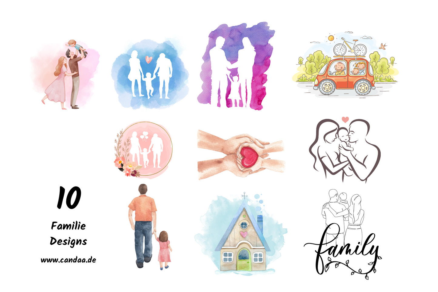 10 Familie Designs