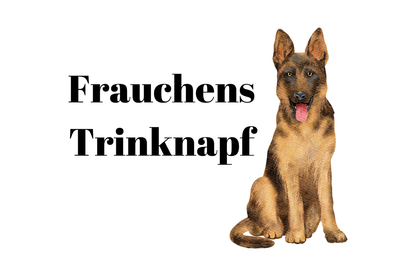Frauchens Trinknapf