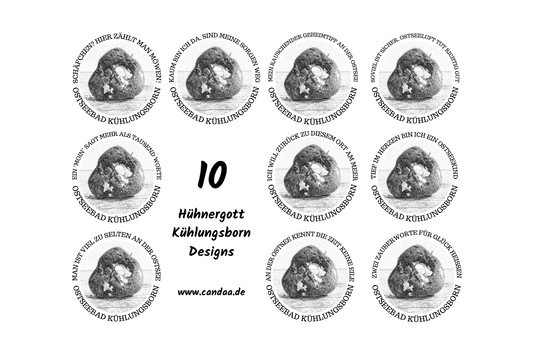10 Hühnergott Kühlungsborn Designs