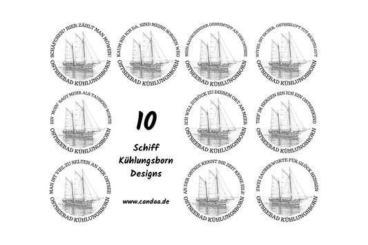 10 Schiff Kühlungsborn Designs