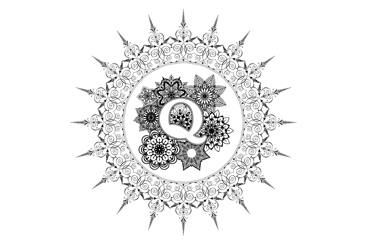 Mandala Design Q
