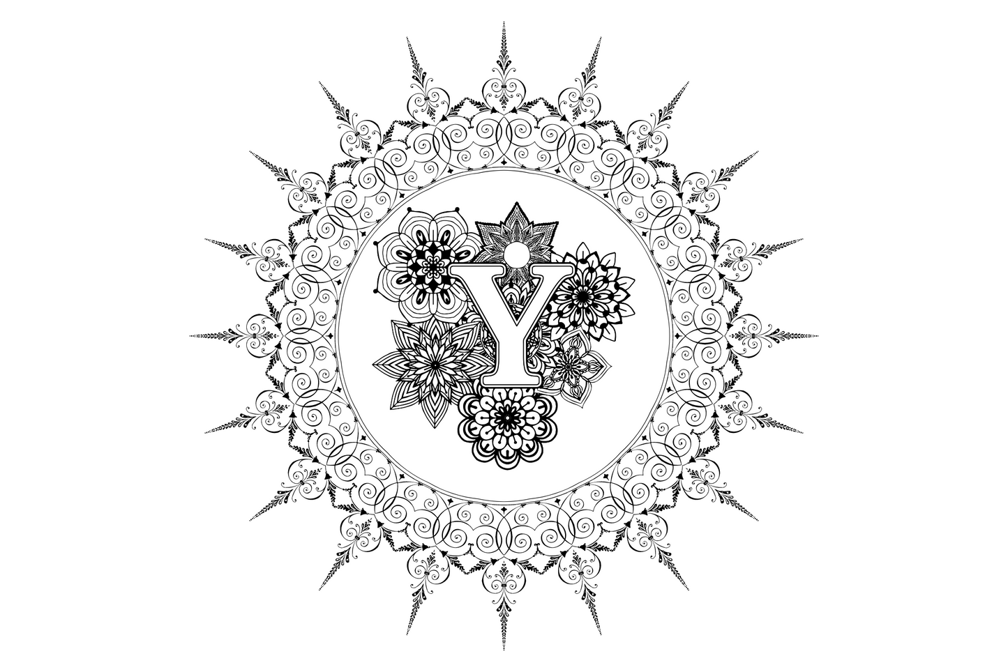 Mandala Design Y