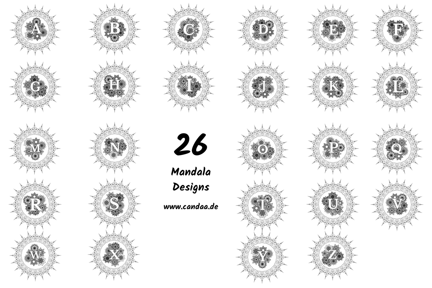 26 Mandala Designs